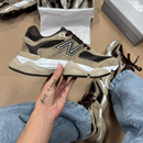 Tênis New Balance 9060 Premium – Couro Chocolate