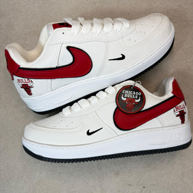 Tênis NBA09 – Air Force NBA Branco Vermelho
